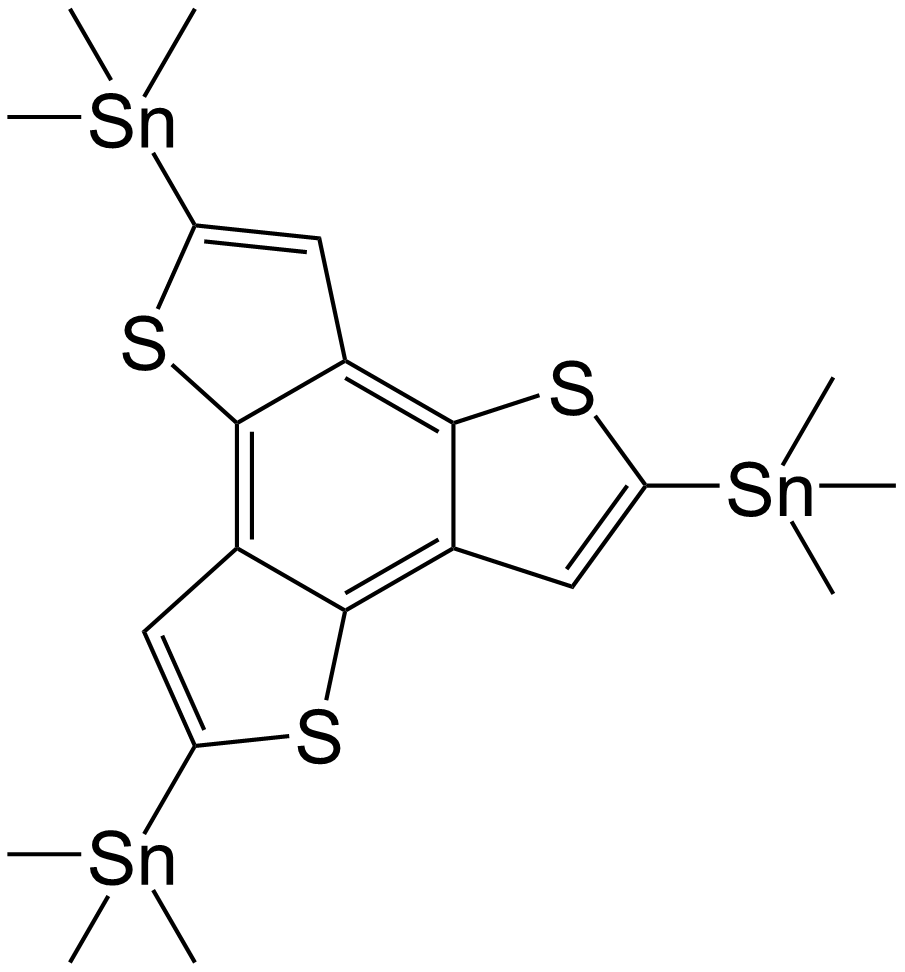 2,5,8-三(三甲基锡)苯并[1,2-B:3,4-B':5,6-B'']三噻吩/1289556-30-4